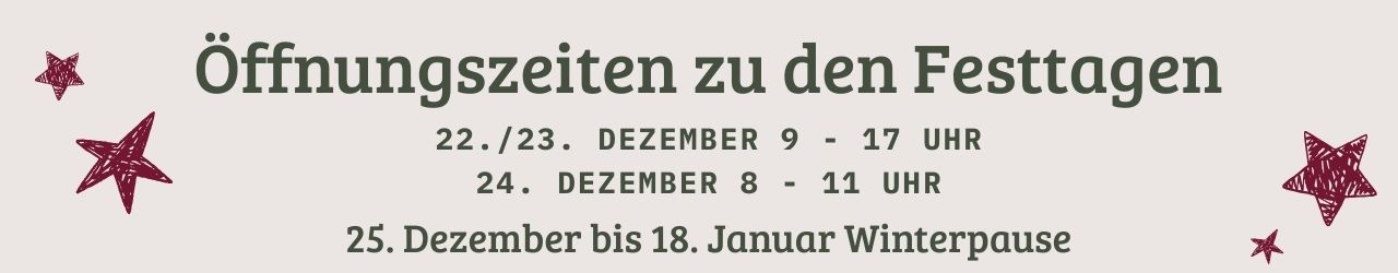 Öffnungszeiten Weihnachten Instagram Post (1280 x 250 px) Öffnungszeiten und Winterpause zu den Festtagen Klostergärtnerei Richter Nossen